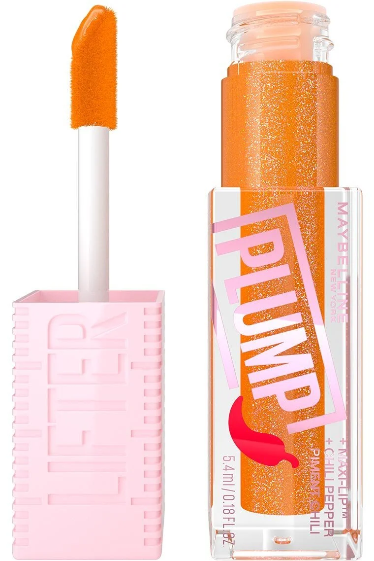 MAYBELLINE BRILLO LABIAL LIFTER GLOSS PLUMP HOT HONEY 008